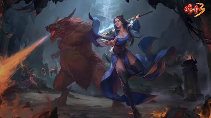 2025《传奇3》怀旧版手游：战法道三职业复刻，沙城争霸千人同屏(图1)